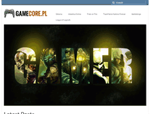 Tablet Screenshot of gamecore.pl
